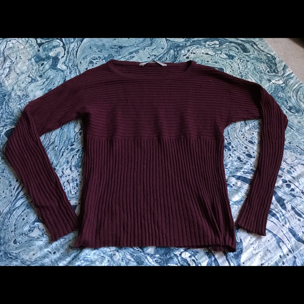 Athleta Maroon Lined Sweater!